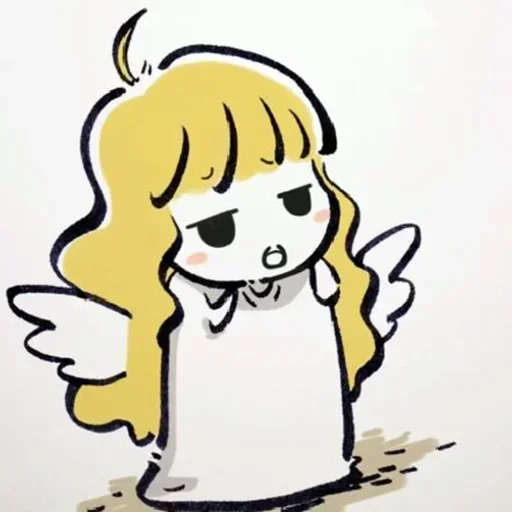 😇 Стикер «Маленькая Ведьмочка» для Telegram