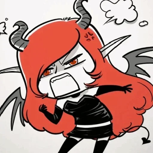 👿 Стикер «Маленькая Ведьмочка» для Telegram