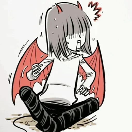 😈 Стикер «Маленькая Ведьмочка» для Telegram