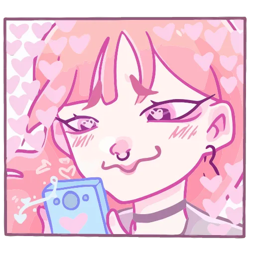 😍 Эмодзи «Малин» для Telegram