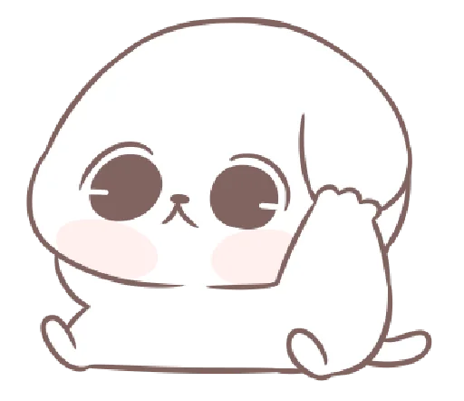 ☹️ Стикер «mallow puppies ⋆» для Telegram