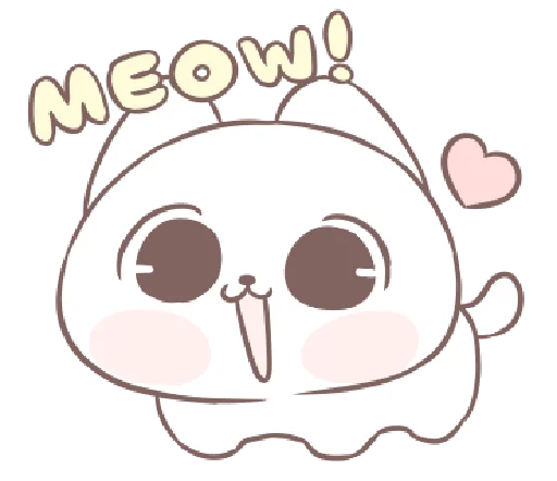 😼 Стикер «mallow puppies ⋆» для Telegram