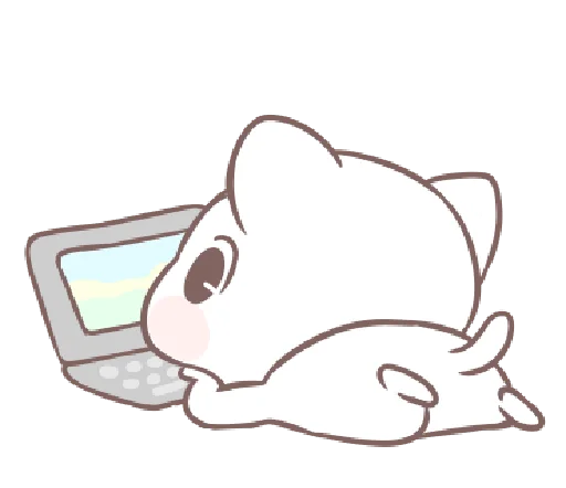👩‍💻 Стикер «mallow puppies ⋆» для Telegram