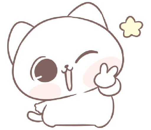 ✌️ Стикер «mallow puppies ⋆» для Telegram