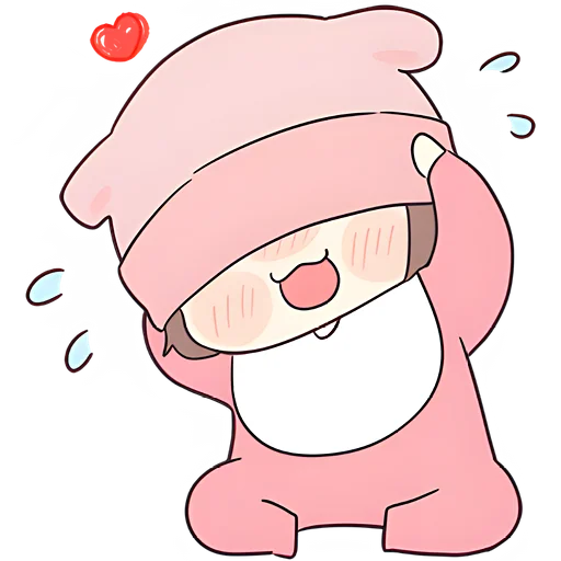 😊 Стикер «Малышка чан» для Telegram
