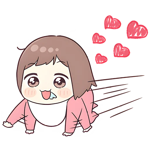 🥰 Стикер «Малышка чан» для Telegram