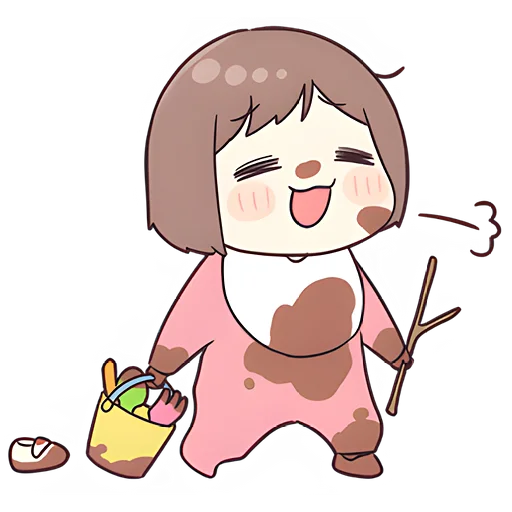 😁 Стикер «Малышка чан» для Telegram