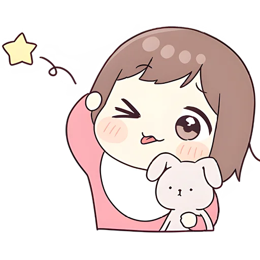 😉 Стикер «Малышка чан» для Telegram