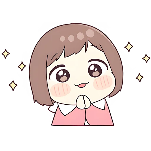 😍 Стикер «Малышка чан» для Telegram
