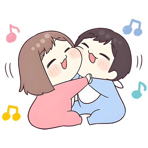🤗 Стикер «Малышка чан» для Telegram