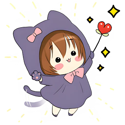 ❤️ Стикер «Малыш кот» для Telegram