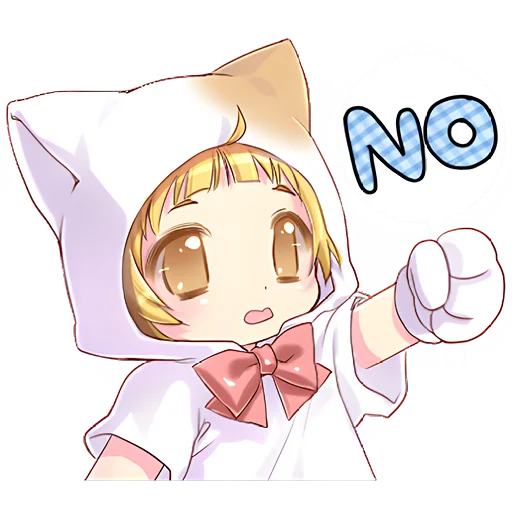 🙅‍♀ Стикер «Малыш кот» для Telegram