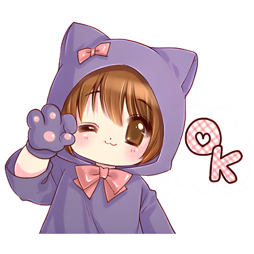 👌 Стикер «Малыш кот» для Telegram