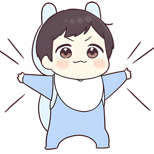 😁 Стикер «Малыш кун» для Telegram