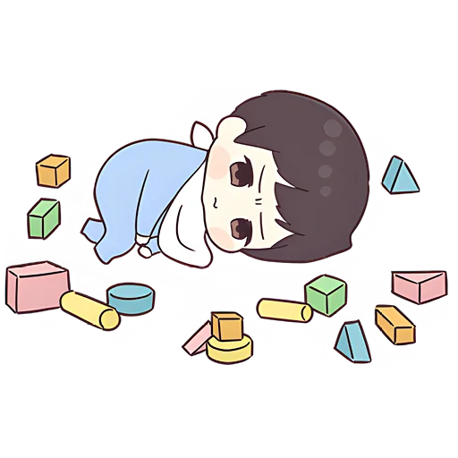 😔 Стикер «Малыш кун» для Telegram