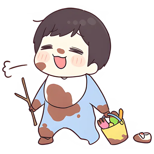 😌 Стикер «Малыш кун» для Telegram