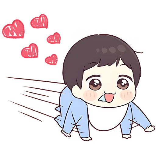 🥰 Стикер «Малыш кун» для Telegram