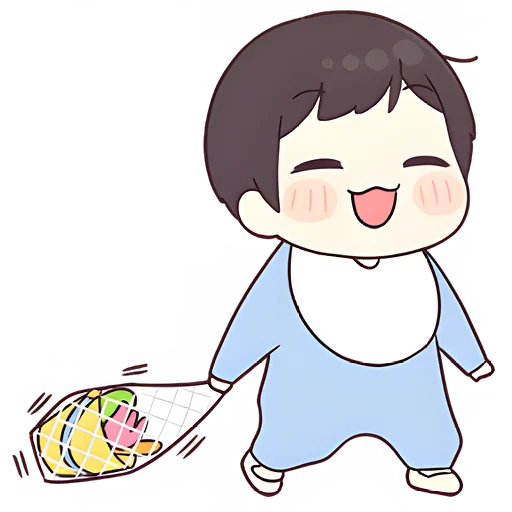😊 Стикер «Малыш кун» для Telegram