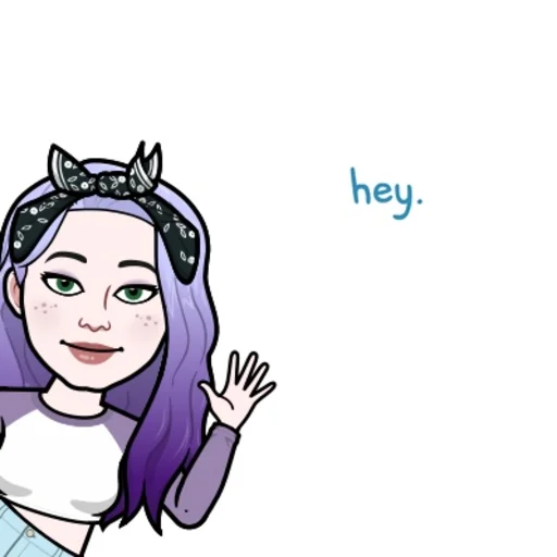 🖐 Стикер «Лина Мальвина» для Telegram