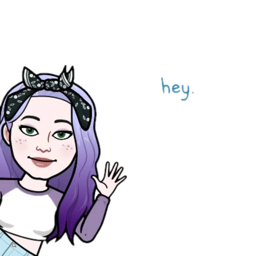 👋 Стикер «Лина Мальвина» для Telegram