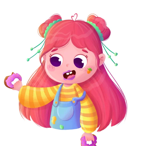 😋 Стикер «malvine» для Telegram