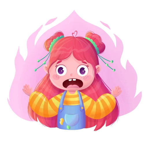 😱 Стикер «malvine» для Telegram