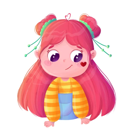 ☺️ Стикер «malvine» для Telegram