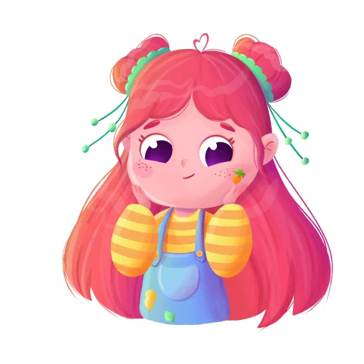 🤗 Стикер «malvine» для Telegram