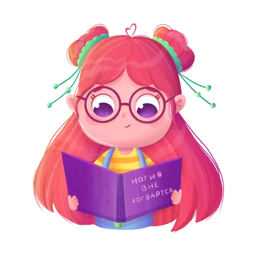 🤓 Стикер «malvine» для Telegram