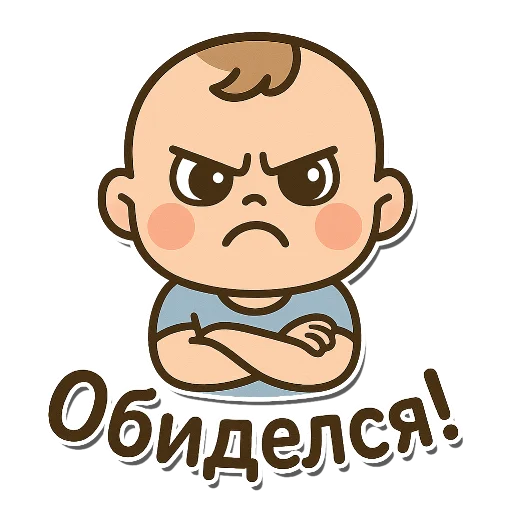 😠 Стикер «Малыш Леон» для Telegram