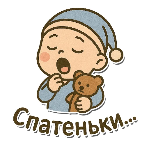🧸 Стикер «Малыш Леон» для Telegram