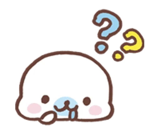 ❔ Стикер «Mamegoma» для Telegram