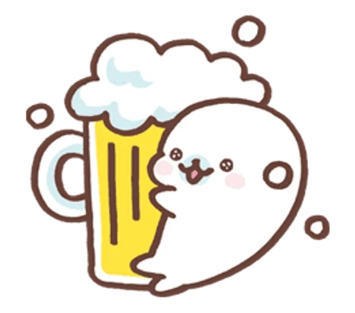 🍺 Стикер «Mamegoma» для Telegram