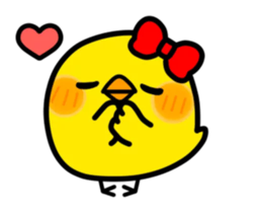 ❤ Стикер «Mame Piyo» для Telegram