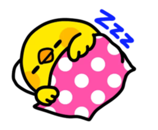 😴 Стикер «Mame Piyo» для Telegram