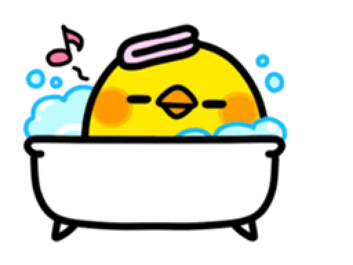 🛁 Стикер «Mame Piyo» для Telegram