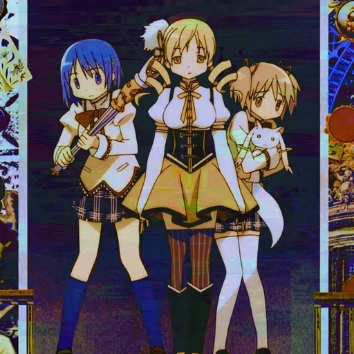 🏵 Стикер «Maho shojo Madoka magika» для Telegram