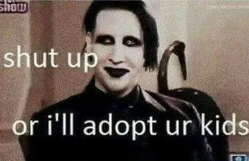 🤝 Стикер «M.Manson» для Telegram