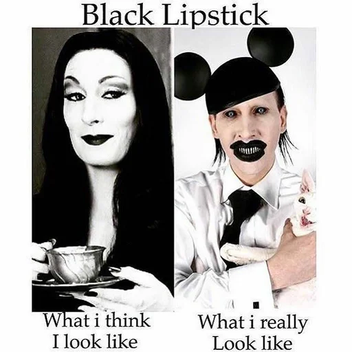 👄 Стикер «M.Manson» для Telegram