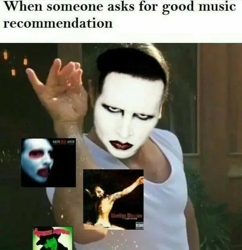 🔊 Стикер «M.Manson» для Telegram