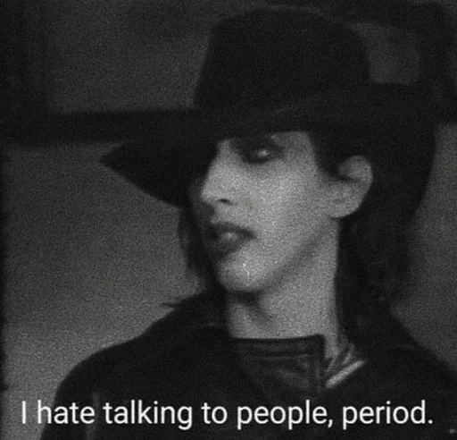 🤩 Стикер «M.Manson» для Telegram