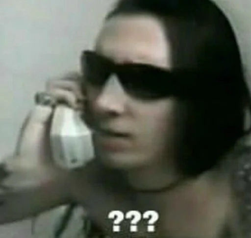 ❔ Стикер «M.Manson» для Telegram