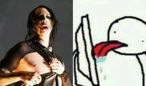👅 Стикер «M.Manson» для Telegram