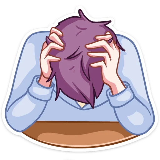 🫤 Стикер «Мамору» для Telegram