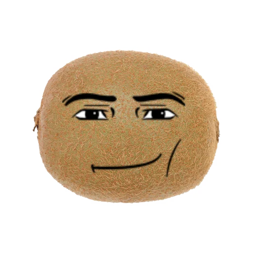 🥝 Стикер «man faces» для Telegram