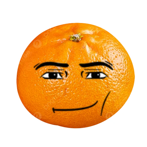 🍊 Стикер «man faces» для Telegram