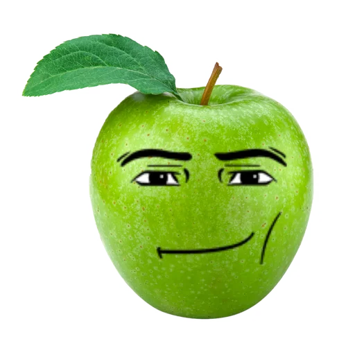 🍏 Стикер «man faces» для Telegram