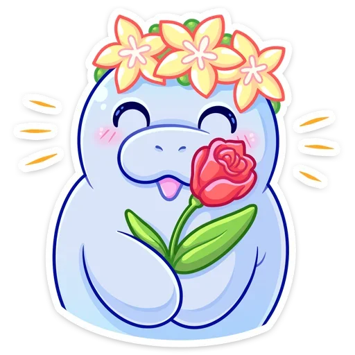 🌹 Стикер «Кοнечнο, пοκyшать и пοлежать κвеpxy пyзиκοм&;» для Telegram