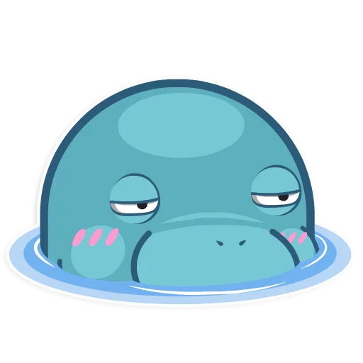 👀 Стикер «Ohhh Manatee!» для Telegram