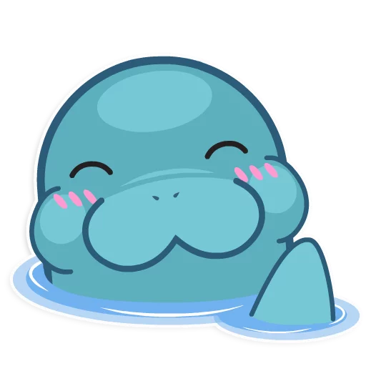 Стикерпак Ohhh Manatee! для Telegram